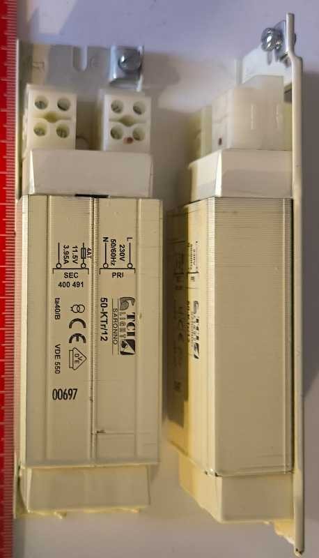 TCCI 50 KTr/12 .. transformátor 230V/11.5V 3,95A .. použitý / used