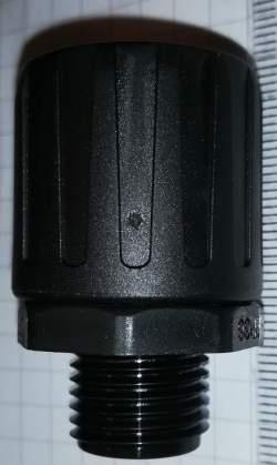 55506325 - SILVYN FPAG-M16x1,5/2 BK  - Koncový konektor přímý