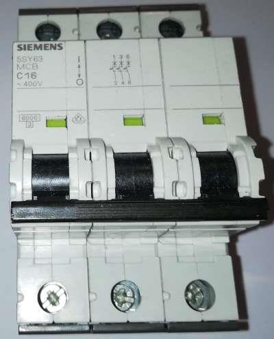 SIEMENS Jistič 16C/3 5SY6316-7 6kA