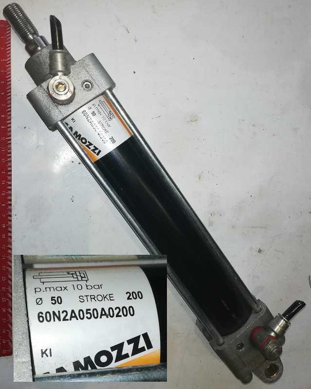 60N2A050A0200 - Camozzi - průměr 50mm, zdvih 200mm  .. použitý / used