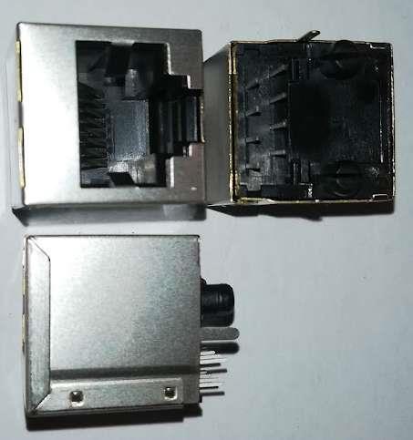 615008140421 - Modular Connectors / Ethernet Connectors WR-MJ Feml Shielded 8P8C Vert Rear Post