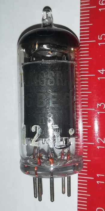 Elektronka 6BE6 Tungsram, originál krabička