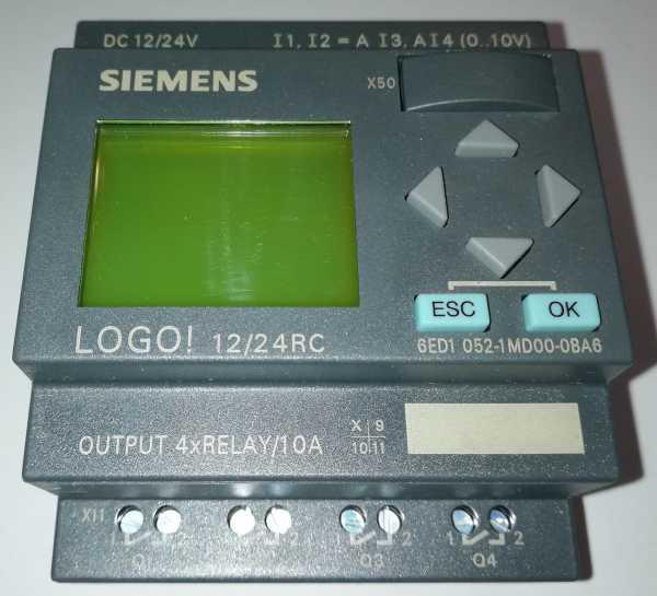 6ED1052-1MD00-0BA6 SIEMENS LOGO! 12/24RC .. použitý / used .. cena na dotaz / price on request
