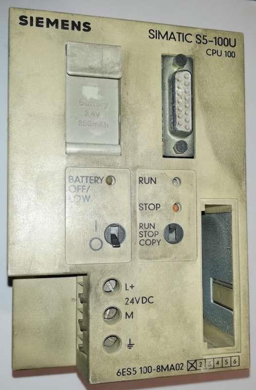 modul SIMATIC S5-100U .. 6ES5100-8MA02 .. použitý / used ..  cena na dotaz / price on request