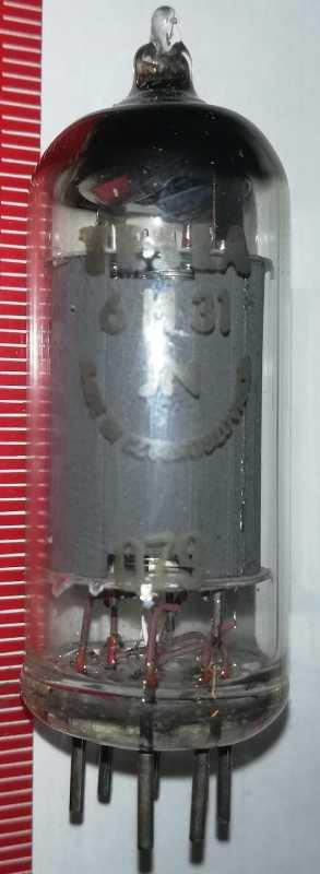 Elektronka 6H31 TESLA, originál krabička