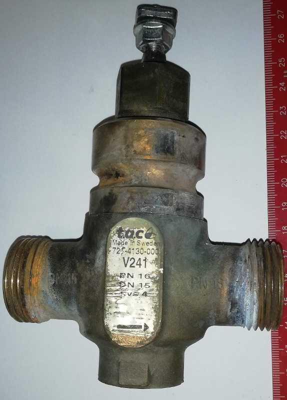 7214130000 -  Venta V241 Globe Valve, 2-Way, PN16, G 1 External Thread, DN15, Kvs 4.0, Bronze Body, Stainless Trim, Stem Up Closed.. .. použitý / used