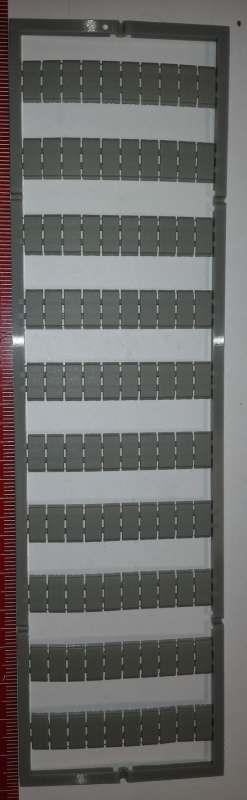 WAGO 793-501/000-007 popisné karty šedá - balení  pláto 10x10 štítků