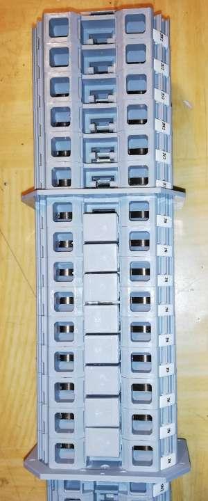 sestava WAGO, lišta 480mm, 8001-001/K010-1101/000-100