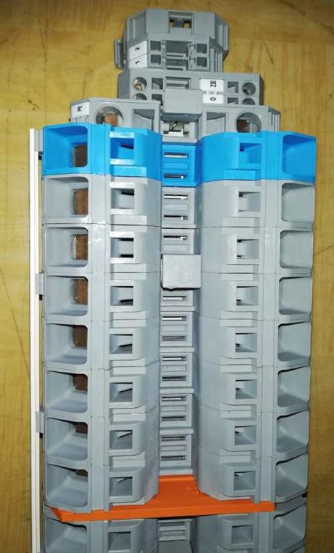 sestava WAGO, lišta 420mm, 8001-001/K010-1101/000-300