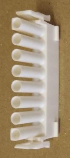 926301-3 -  8 Rectangular Connectors - Housings Plug White  .. balení 100ks