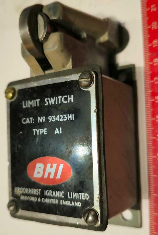 Limit Switch 93423HI BHI, starší typ ... cena na dotaz / price on request
