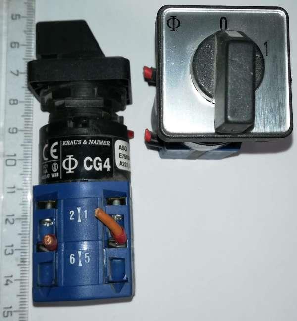 přepínač A221/A-F070 E75938/008 Kraus & Naimer, použitý
