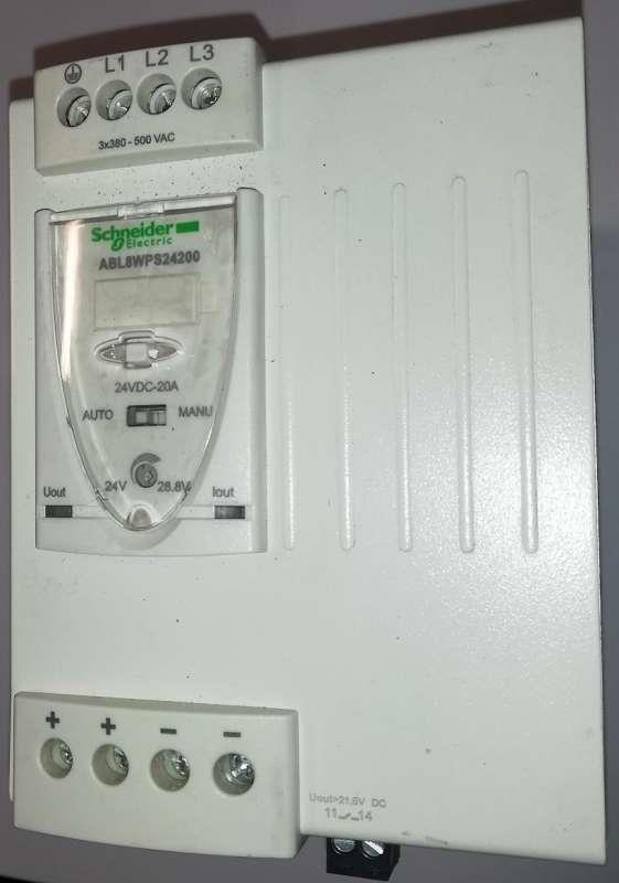 ABL8WPS24200 Switching power supply, rail mounting, 480 W, 24 V, 20 A