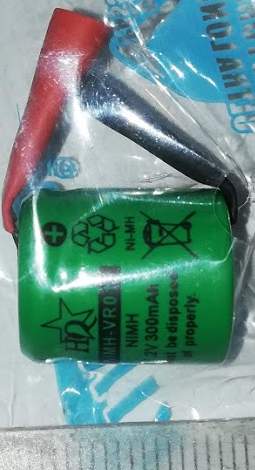 ACCU-300/1 .. akumulátor NiMH 1/3AA 1,2ViMH-VR011