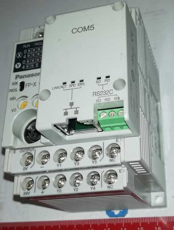 FP-X C14T control unit AFPX-C14T + AFPX-COM5 .. použitý / used .. cena na dotaz / price on request
