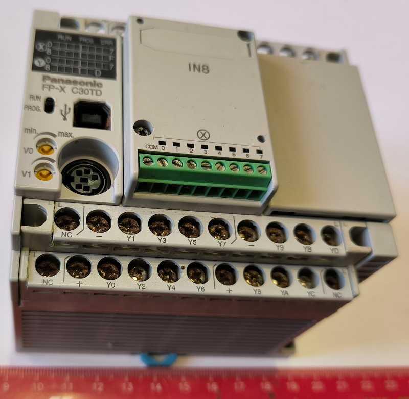 FP-X C30TD control unit  .. použitý / used .. cena na dotaz / price on request