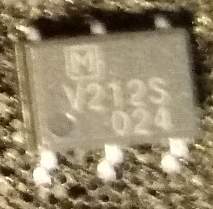 AQV212S - Relay SSR 50mA 1.5V DC-IN 0.5A 60V AC/DC-OUT 6-Pin SO