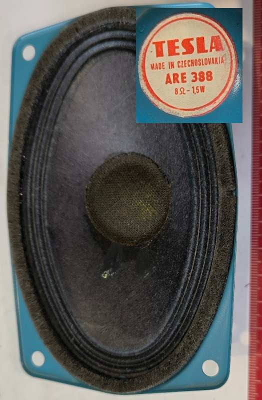 ARE388 - repro TESLA 8ohm 1,5W, r.v.1980  .. cena na dotaz / price on request