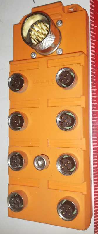 Lumberg ASBSV8-5 M12 Actuator/Sensor Distribution Box, 8-Port .. použitý / used