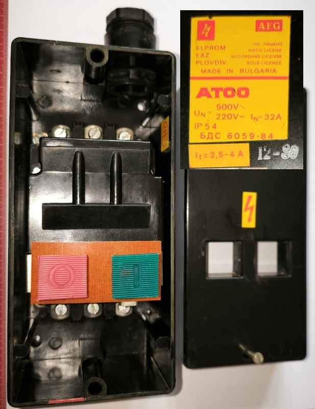 AEG AT00 Motor Protection Switch 2.5 - 4A ..  cena na dotaz / price on request