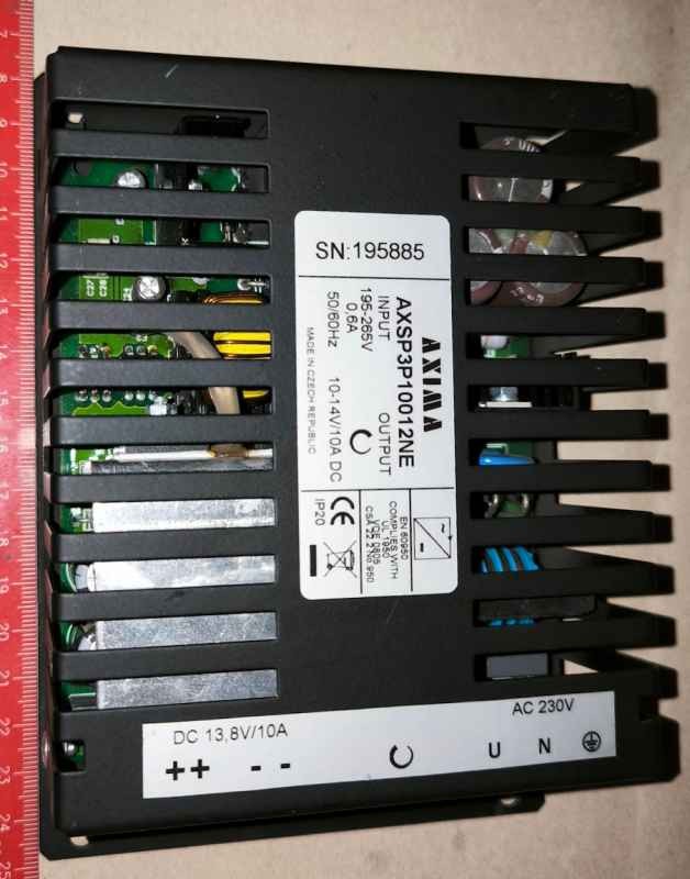 zdroj AXSP3P10012NE -  AXIMA - 195-265V / 10-14Vdc 10A
