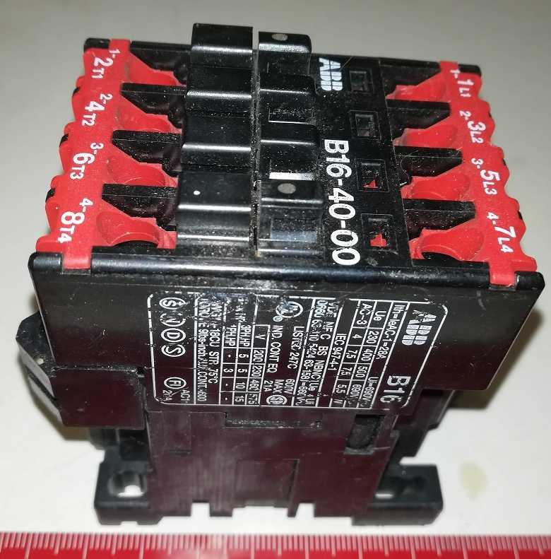 ABB B16-40-00 220V 50Hz stykač    .. cena na dotaz / price on request