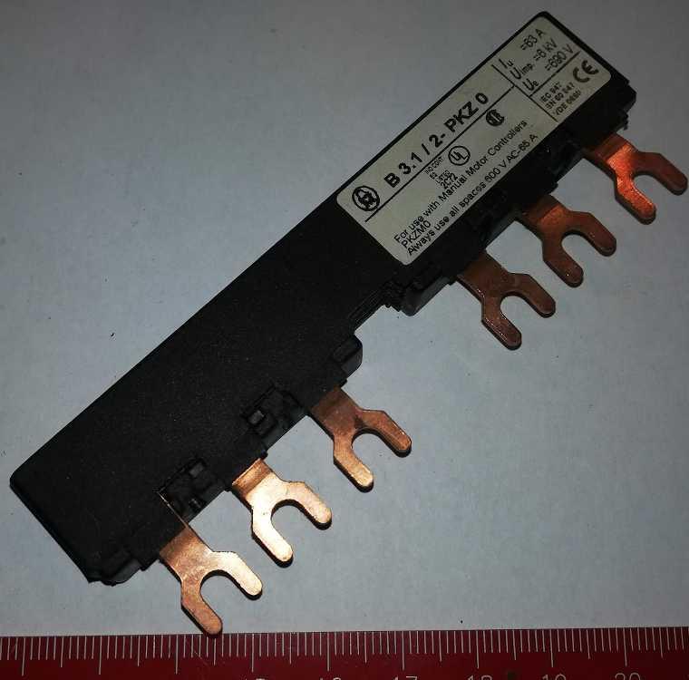 B3.1/2-PKZ0 TŘÍFÁZOVÝ PROPOJOVACÍ SYSTÉM