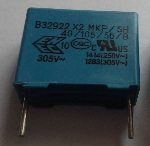 C u33 305Vac 20% MKP X2 .. balení 25ks za 80Kč