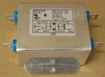 EPCOS B84112-B-A30 - Power Line Filter 115/250V 3A