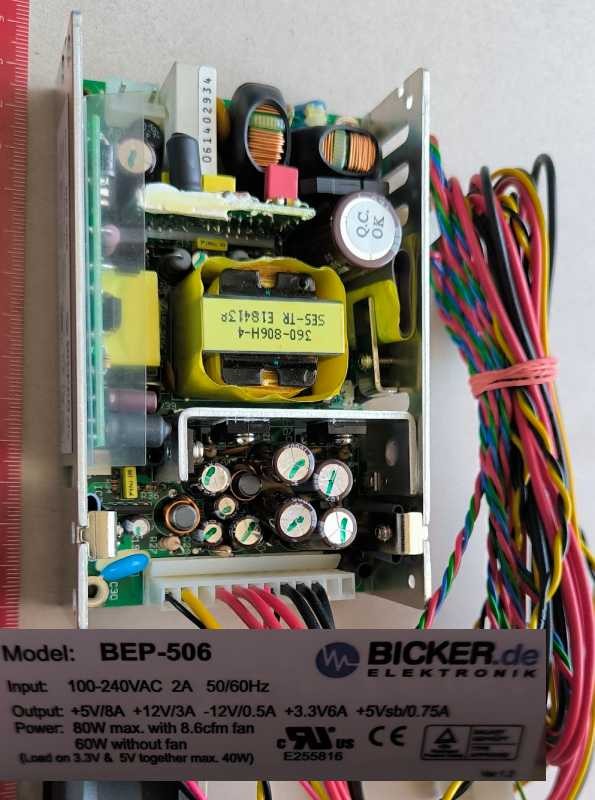 power supply BEP-506, viz foto, z demontáže, použitý/used