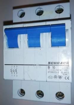 jistič  SCHRACK B10 - BF098310-6