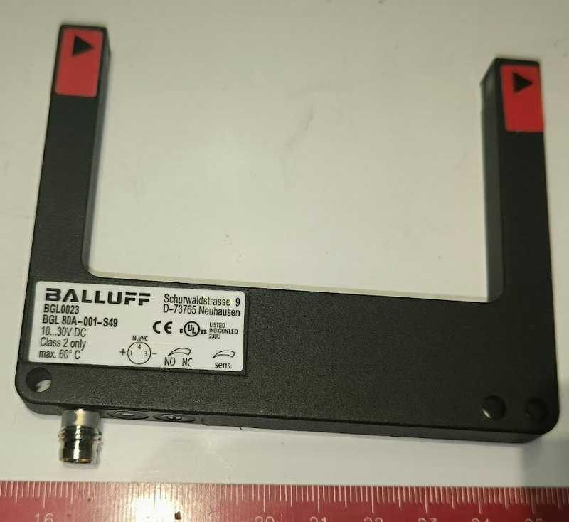 BALLUFF Závora BGL 80A-001-S49 rozteč 80 mm optická vidlicová