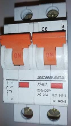 jistič  SCHRACK A2-63A BS900015