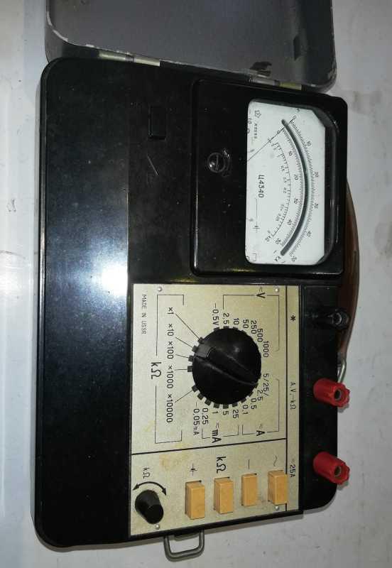 C4340 - Ц4340 SSSR V-A-ohm metr,  sběratelský kus   .. cena na dotaz / price on request