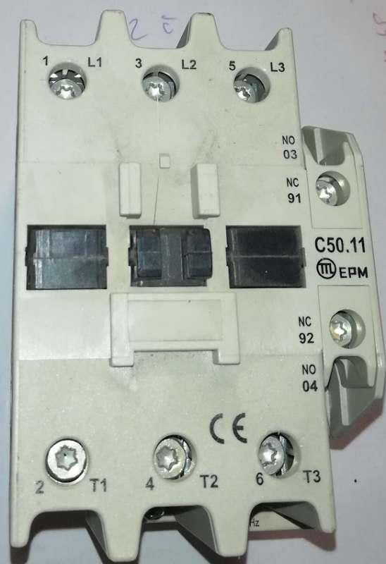 C50.11 42V 50Hz - stykač - EPM    .. cena na dotaz / price on request