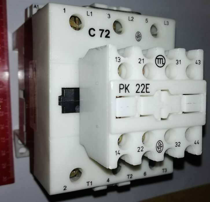 stykač EPM C72 380V/50Hz + PK22E .. cena na dotaz / price on request