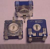 R trimr 25k ležatý, CA14V12,5     .. balení 100ks za 100Kč