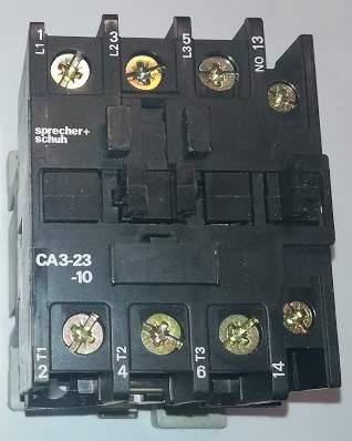 stykač CA3-23-10-220V/50Hz 254V/60Hz  Sprecher-Schuh.. cena na dotaz / price on request