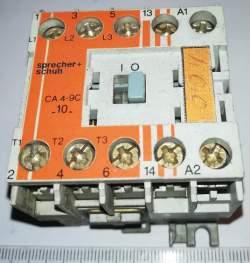 Sprecher+Schuh CA 4-9C použitý .. cena na dotaz / price on request