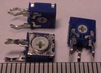 R trimr 2M5 0,1W 30%, 100V, stojatý, CA6H 2M5 SNAP IN     .. balení 100ks za 100Kč