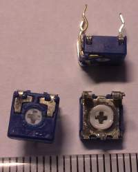 R trimr 2M5 0,1W 30%, 100V, ležatý, CA6V 2M5 SNAP IN     .. balení 50ks za 100Kč