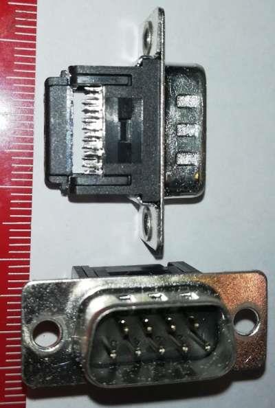 CAN-9VS  D-Sub 9pin vidlice samořezná CAN 9 V S bez závitu