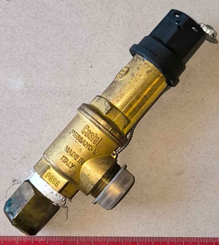 CASTEL Safety ventil, PESSANO-MI, PS55 CC09 1390  .. použitý / used  .. cena na dotaz / price on request