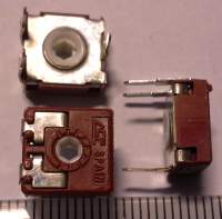 R trimr 500R 0,5W 20%, 200V, ležatý, CE9MV500     .. balení 250ks za 250Kč