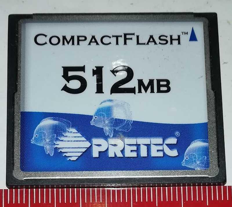 CFSS512 - Compact Flash 512MB , Pretec  .. použitý / used