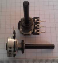 potenciometr uhlíkový 220R 0,25W 20% 250V