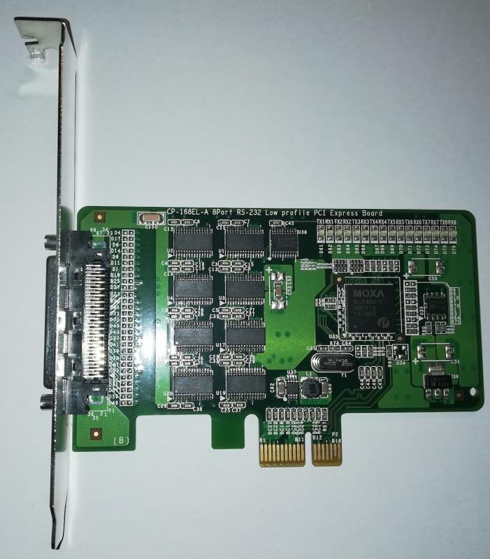 CP-168EL-A - 8-port RS-232 low-profile PCI Express board, 0 to 55°C operating temperature  .. cena na dotaz / price on request