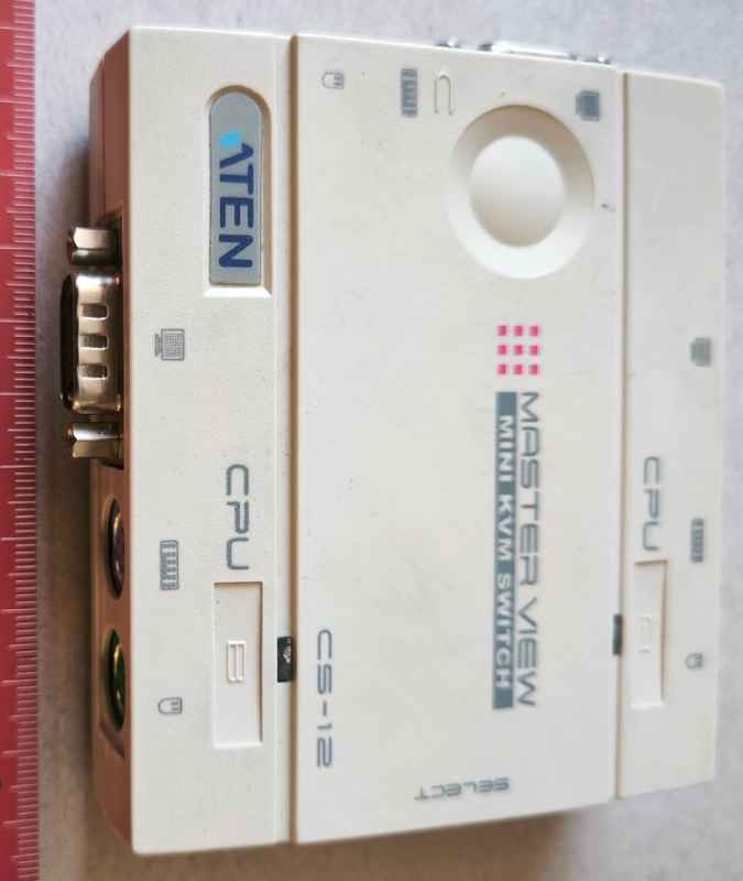 Aten CS-12 2 Port Master View KVM Switch .. použitý / used  .. cena na dotaz / price on request