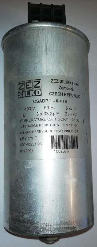 CSADP 1-0.4/5 ZEZ Silko 3x33,2uF , z demontáže   .. cena na dotaz / price on request