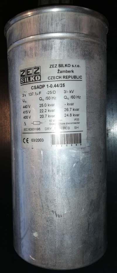 CSADP 1-0.44/25 ZEZ Silko 3x137uF   .. cena na dotaz / price on request
